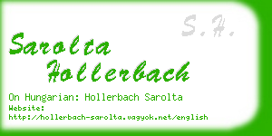 sarolta hollerbach business card